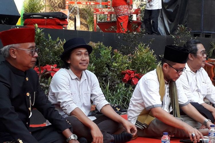 Sejarawan JJ Rizal ketika mengisi talkshow Menguak Sejarah Hari Lahir Jakarta di Pasar Seni Ancol, Jumat (22/6/2018).