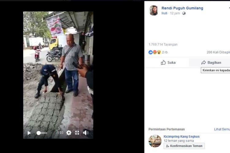 Video preman Ruko Seribu Cengkareng yang memalak pemilik ruko viral di media sosial.