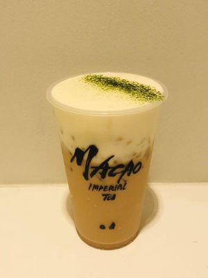 Cheese Alisan Milk Tea yang dijual dengan harga 550 yen (belum termasuk pajak) menggabungkan aroma teh yang kaya dan keju.