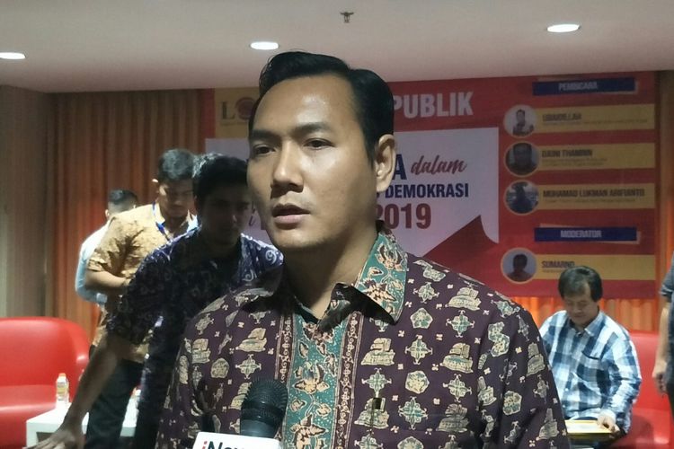 Komisioner KPI Ubaidillah di Jakarta, Jumat (19/10/2018)
