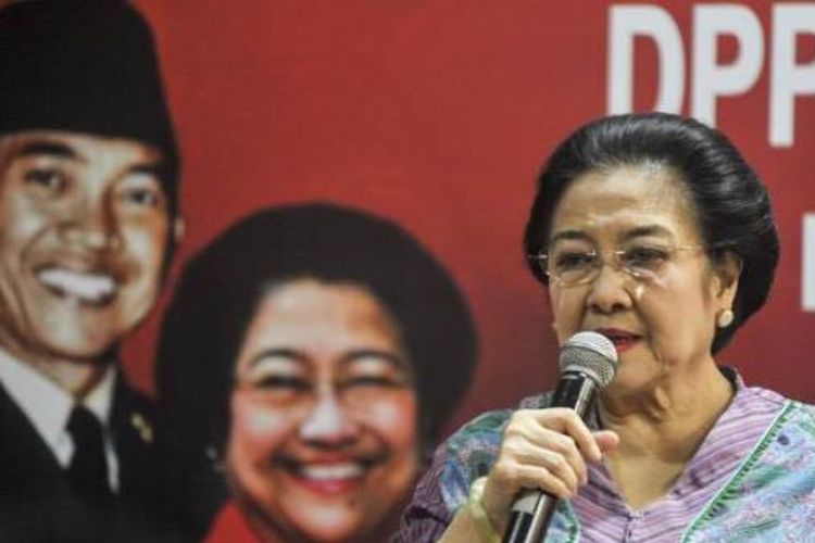 Ketua Umum Partai Demokrasi Indonesia Perjuangan (PDI-P) Megawati Soekarnoputri