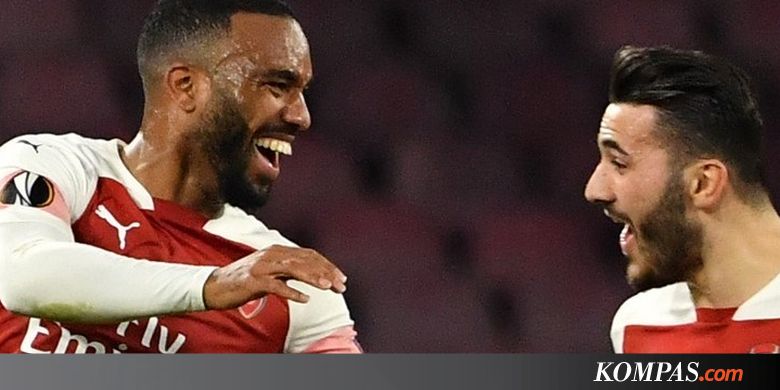 Napoli Vs Arsenal, Gol Lacazette Pastikan The Gunners ke Semifinal