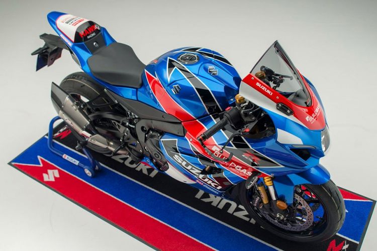 Suzuki GSX-R1000R edisi khusus liveri tim Buildbase Suzuki diproduksi hanya 50 unit