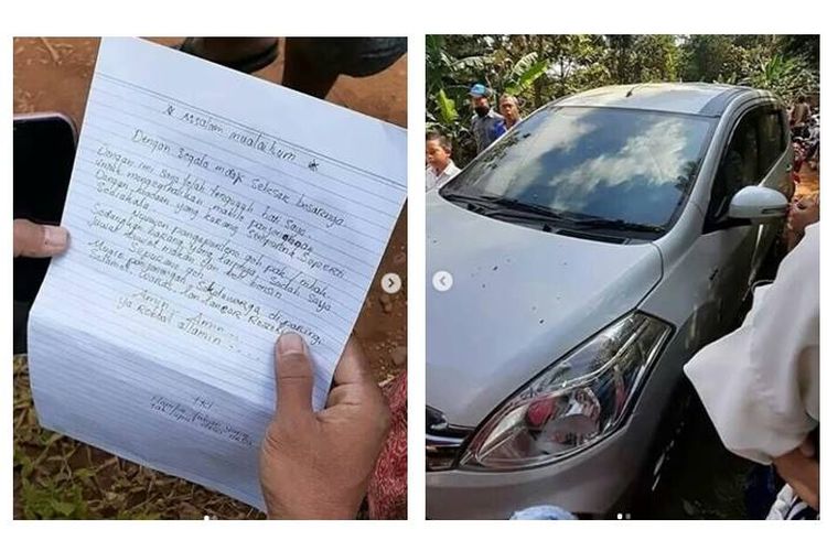 Sebuah mobil ditemukan di daerah perkebunan Desa Mojo, Kecamatan Cluwak, Kabupaten Pati yang diduga dikembaikan oleh pencuri pada Senin (27/5/2019).
