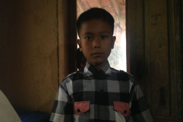 Hafidin, bocah 10 tahun dari Banjarnegara. 