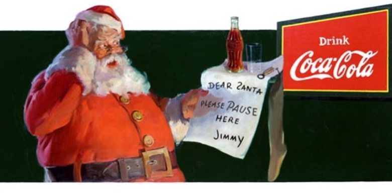 Iklan Santa Claus dan Cola-Cola