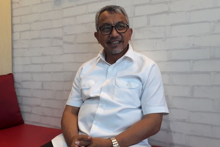 Calon Wakil Gubernur DKI Jakarta, Ahmad Syaikhu di Kantor Asyikpreneur, Kota Bekasi, Kamis (18/4/2019).