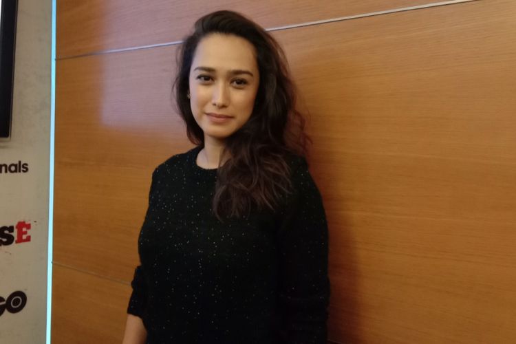 Alexandra Gottardo menghadiri jumpa pers serial Grisse di Hotel Ritz-Carlton, SCBD, Jakarta Selatan, Rabu (24/10/2018). Grisse akan tayang perdana pada 4 November 2018 di HBO. .