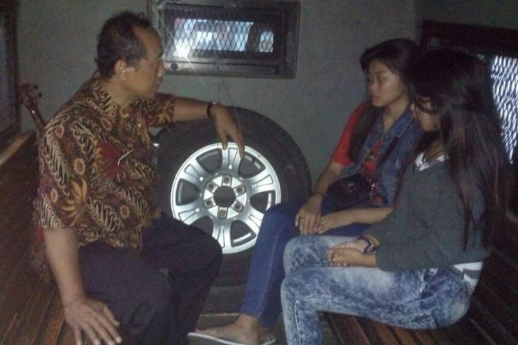 Dua remaja asal Karawang dan Banyumas diamankan Dinas Sosial DKI Jakarta, Jumat (2/2/2018).