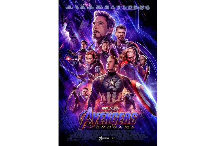 Poster film Avengers: Endgame.