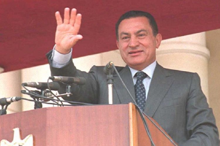 Presiden Mesir periode 1981 hingga 2011, Hosni Mubarak.