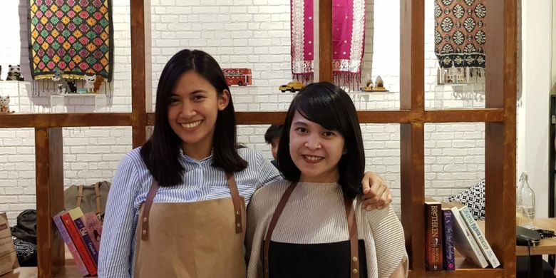 Dua pendiri Kopi Nyai, Ratu Nabilla (30) dan Indah Rizki (30).