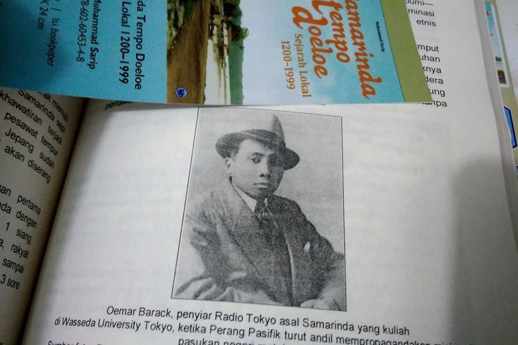 Gambar Kakek Reino Barack, tercantum dalam buku tentang sejarah perjuangan melawan Belanda di Kota Samarinda