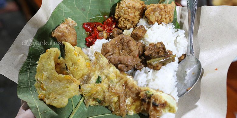 Nasi Jamblang Ibad Otoy Cirebon.