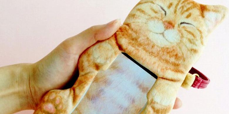 Tas Smart Phone Berbentuk Kucing yang Lucu