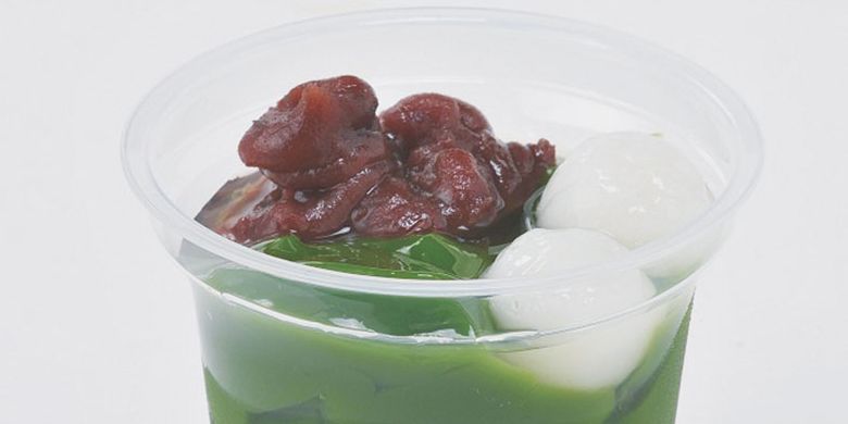 Kue Namacha Jelly di Kansai, Jepang.