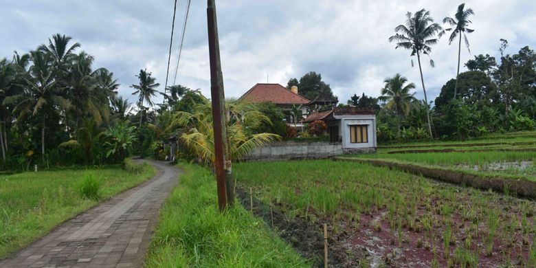 Umah Bali Villa di Kedewatan, Ubud, Kabupaten Gianyar, Bali.
