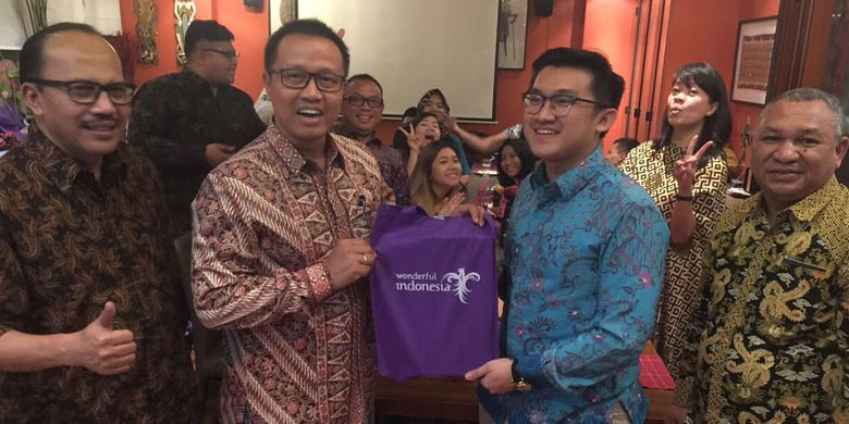 Generasi Wonderful Indonesia yang disingkat GenWI diluncurkan di Bali Bistro, Shanghai, China, Sabtu (7/10/2017).