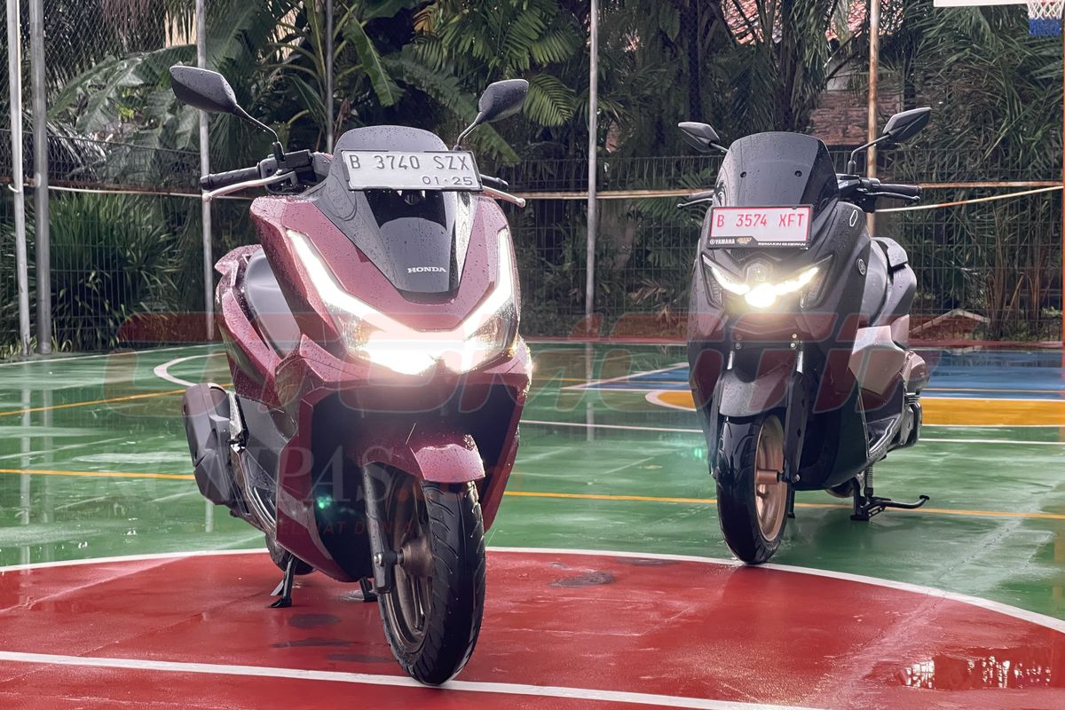 Komparasi New Honda PCX 160 dan Yamaha NMAX Turbo