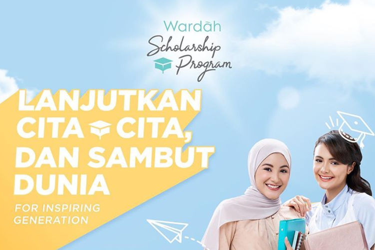 Poster Wardah Scholarship Program. 