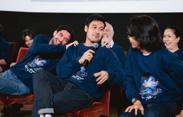 Chicco Jerikho dalam konferensi pers film Heartbreak Motel di Epicentrum XXI, Jakarta Selatan, Jumat (28/6/2024).