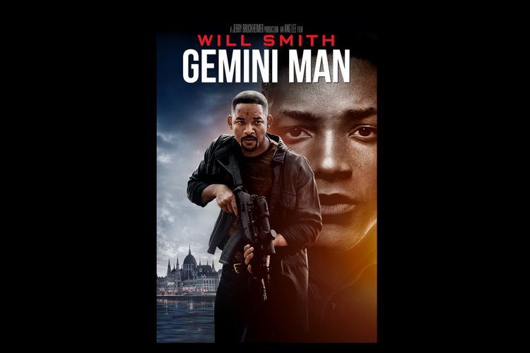 Poster film Gemini Man (2019), dibintangi Will Smith, tayang di Amazon Prime Video 18 September 2020.
