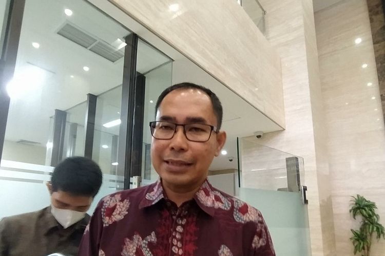 Direktur Perlindungan WNI Kementerian Luar Negeri (Kemlu) Judha Nugraha di Mabes Polri, Jakarta, Selasa (4/4/2023).