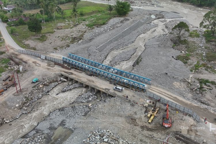 Rehabilitasi Jalan dan Jembatan Rusak di Aceh Manfaatkan Beton Mandiri