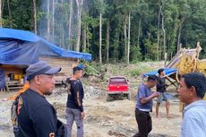 Polisi Tertibkan Penambangan Ilegal di Sungai Takai Senggi Keerom Papua