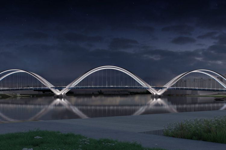Proyek jembatan di Washington DC.