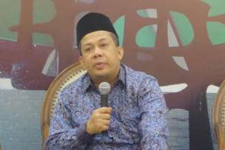 Wakil Ketua DPR RI Fahri Hamzah di Kompleks Parlemen, Senayan, Jakarta, Rabu (14/12/2016)