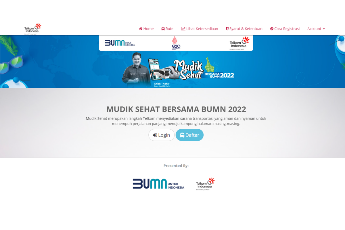 Mudik gratis Telkom Group 2022