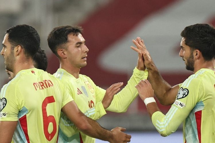 Hasil Georgia Vs Spanyol 0-4, La Roja Selangkah Lagi Lolos Piala Dunia 2026