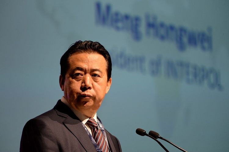 Direktur Interpol, Meng Hongwei.