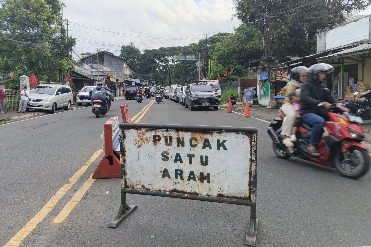 Satlantas Polres Bogor Terapkan Rekayasa Lalu Lintas di Puncak Selama 4 Hari