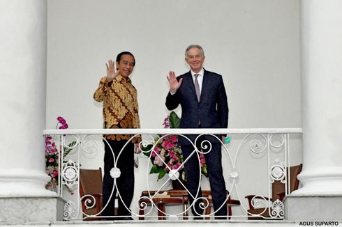 Jokowi Bertemu Tony Blair di Istana Bogor Bahas IKN