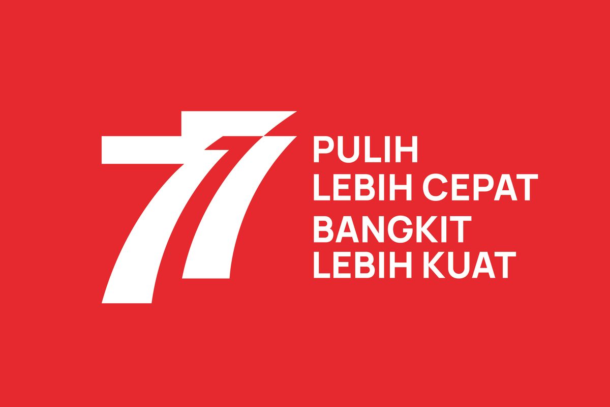 Logo HUT ke-77 RI