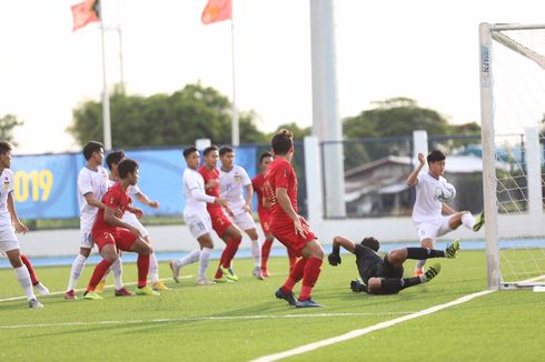 Timnas U23 Indonesia Vs Laos, Gol Cepat Saddil Bawa Garuda Muda Unggul 1-0