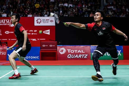 Kejuaraan Beregu Asia 2020, Ahsan/Hendra Gandakan Keunggulan Indonesia