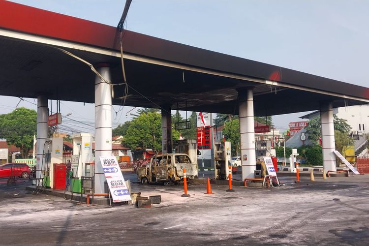 Kebakaran SPBU Cemplang Bogor Diduga akibat Korsleting Listrik Mobil