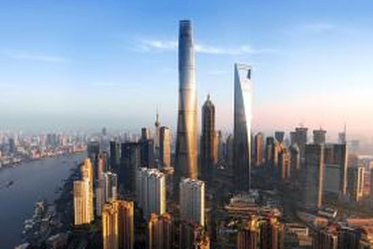 Pembangunan Shanghai Tower dimulai pada bulan November 2008 dan hanya soal waktu untuk terselesaikan dengan biaya Rp 31 triliun.