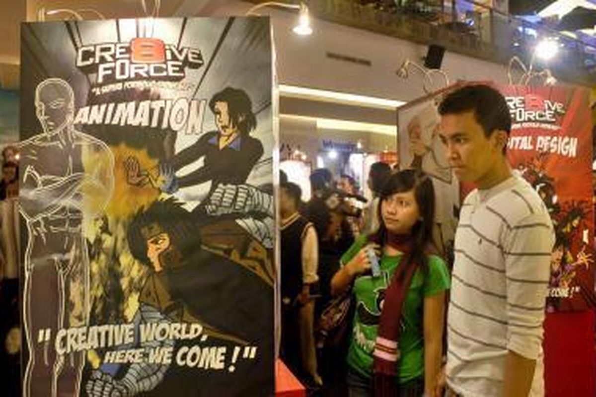 Deretan desain digital karya anak negeri dipamerkan dalam pembukaan Digital Studio Fair 2008 di eX Plaza Indonesia, Jakarta, Jumat (25/4) malam. Kegiatan yang diadakan Digital Studio College ini berlangsung hingga Minggu (27/4), juga menampilkan 