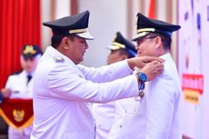 Pj Gubernur Sulsel Lantik Muhammad Saleh dan Andi Batara Lipu sebagai Pj Bupati Luwu dan Wajo 