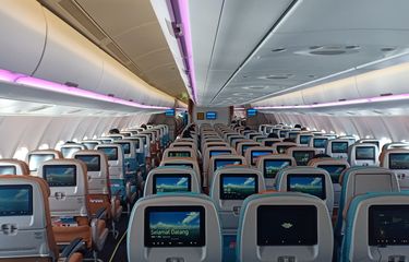 Ilustrasi kabin Garuda Indonesia.