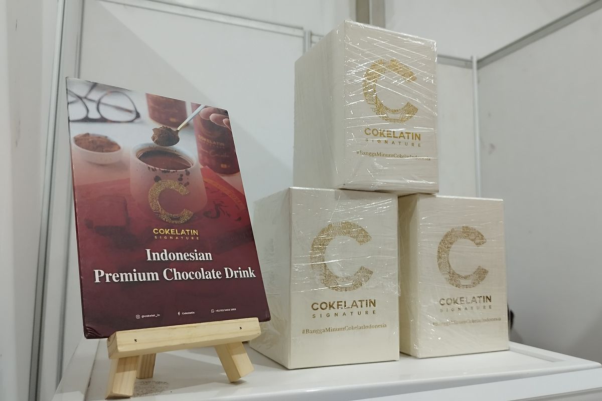Produk bubuk minuman cokelat Cokelatin Signature