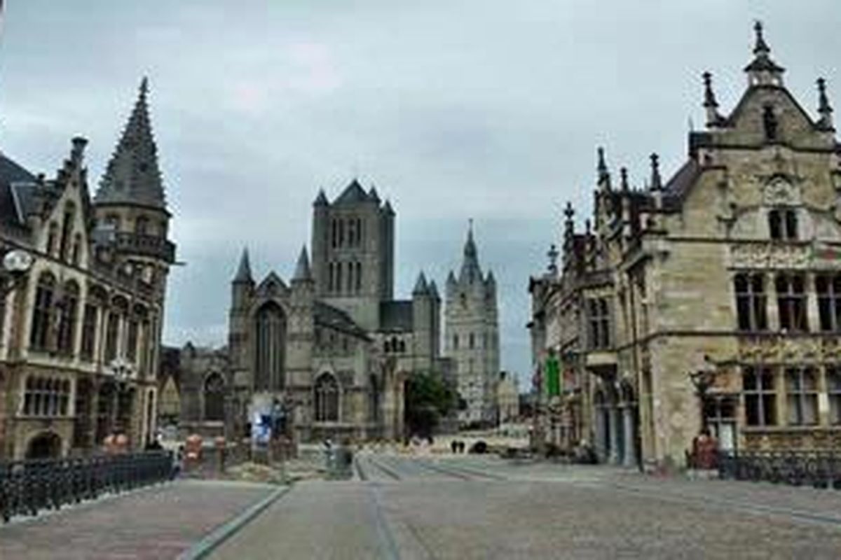 ILUSTRASI: Kota bersejarah di Belgia  