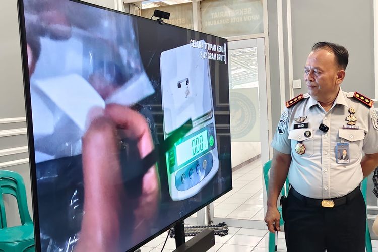 Pengunjung Lapas Sukabumi Selundupkan Sabu dalam Merk Celana, Aksinya Digagalkan Petugas