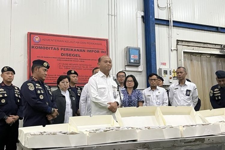 KKP Tahan Sertifikasi Ekspor 144 Ton Udang Impor di Lamongan demi Amankan Pasar AS