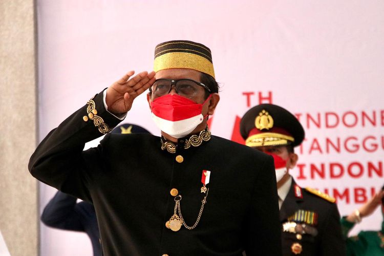 Menteri Koordinator Bidang Politik, Hukum, dan Keamanan (Menko Polhukam) Mahfud Md. Sumber: Humas Kemenko Polhukam