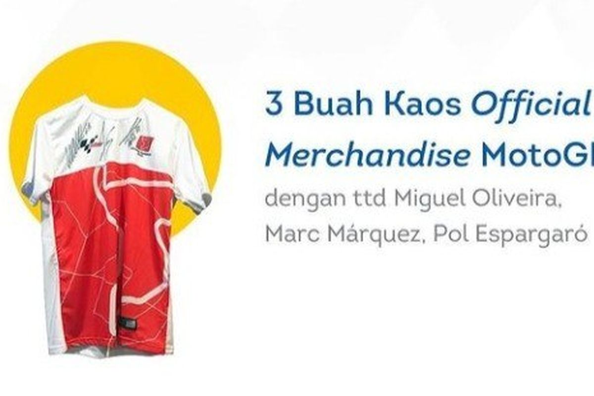 Kaos official merchandise MotoGP